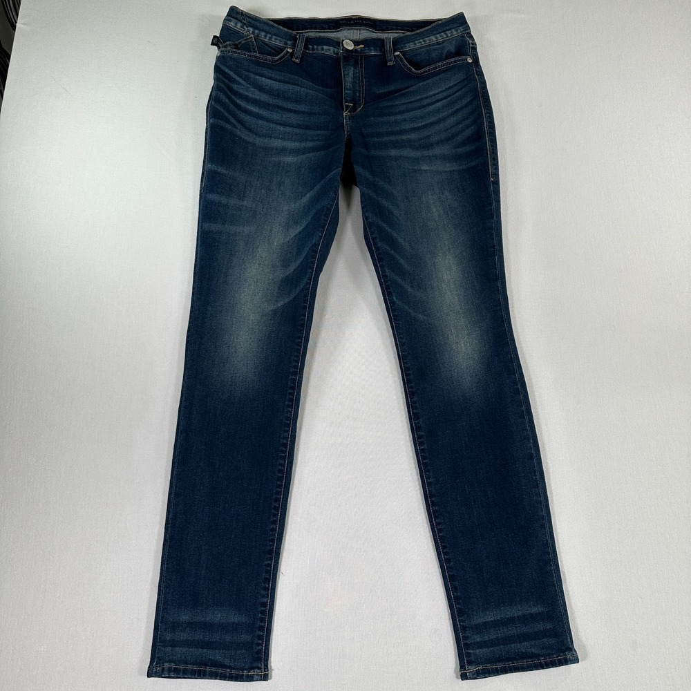Rock & Republic Jeans Womens Size 12 M Blue Dark Denim Y2K Berlin
